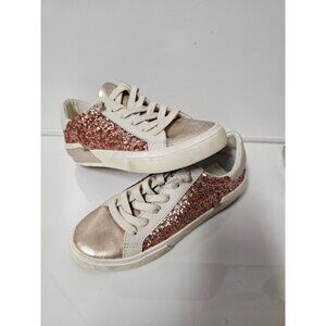 Rose Gold Glitter Sneakers
